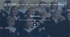 Desktop Screenshot of mayflowerchurch.org