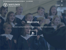 Tablet Screenshot of mayflowerchurch.org